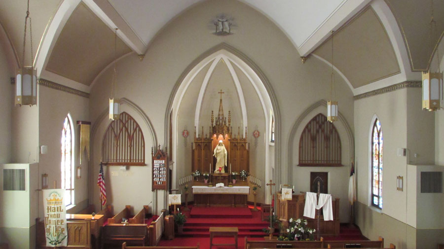 Interior of Immanuel Lutheran Church